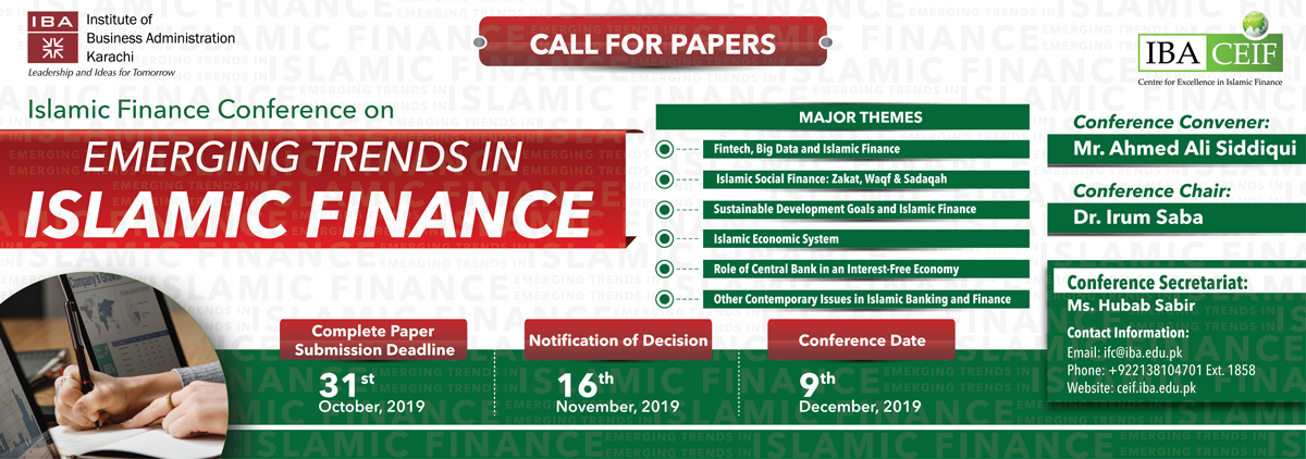 Islamic Finance Conference 2019: Emerging Trends in Islamic Finance